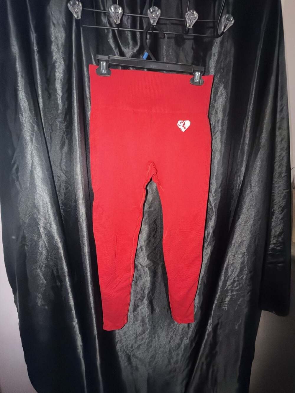Womens Best Power Seamless Leggings Red